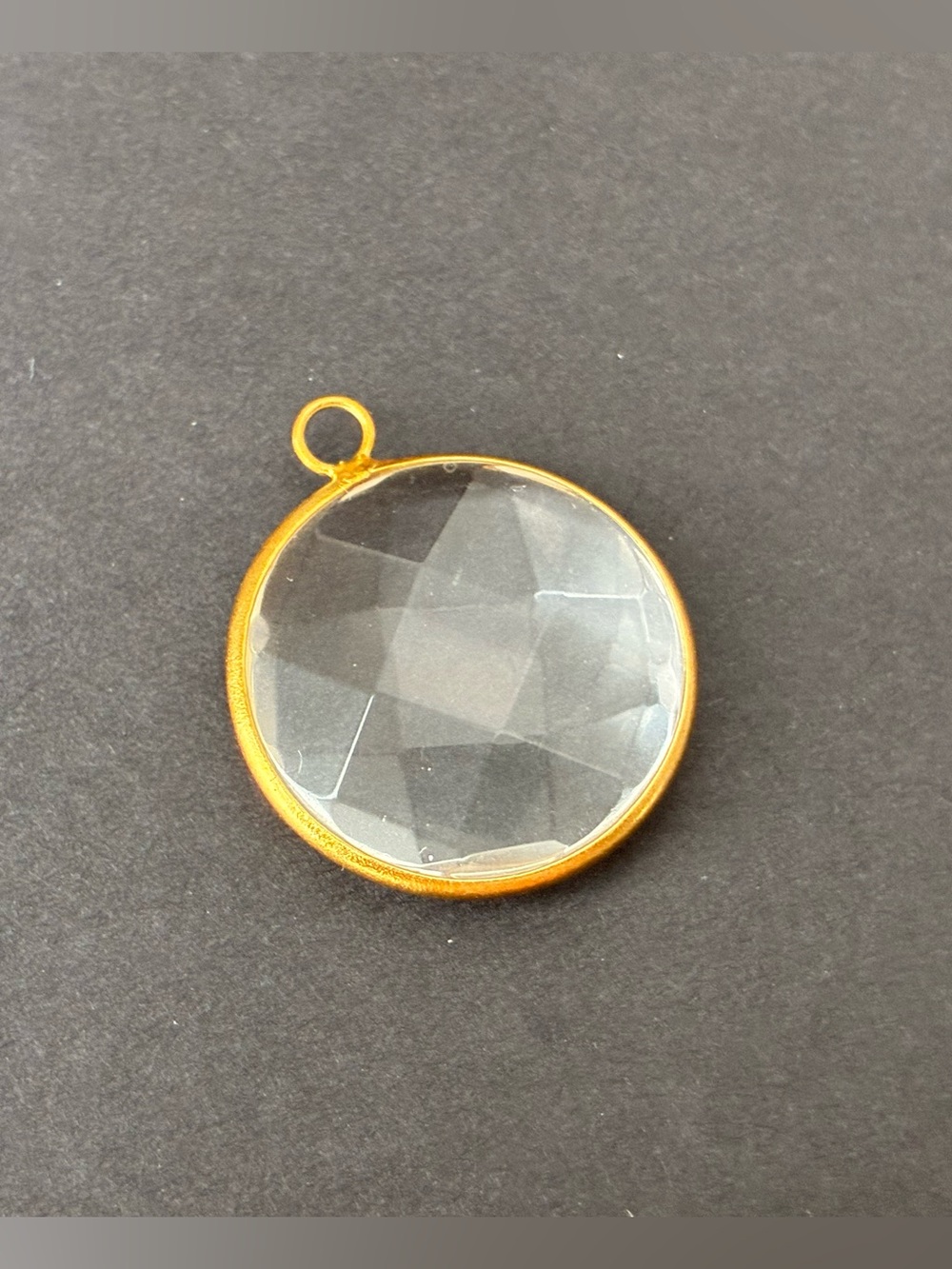 Clear Round Pendant